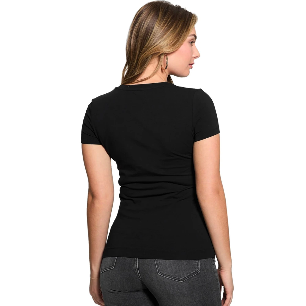 GUESS Γυναικεία Μπλούζα LOGO LACE TEE