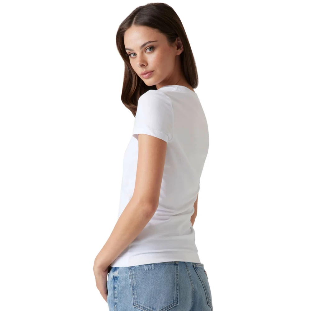 GUESS Γυναικεία Μπλούζα LOGO LACE TEE