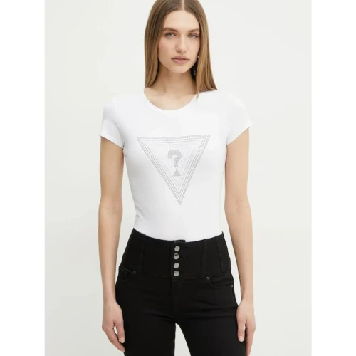 GUESS Γυναικεία Μπλούζα TRIANGLE OMBRE TEE