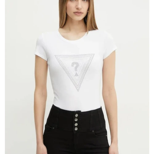 GUESS Γυναικεία Μπλούζα TRIANGLE OMBRE TEE