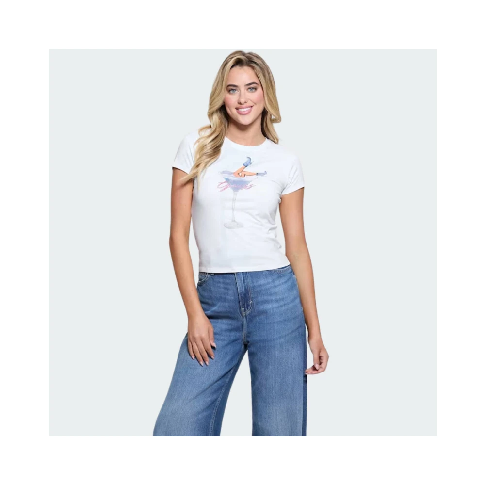 GUESS Γυναικεία Μπλούζα TINI BOOTS R5 TEE