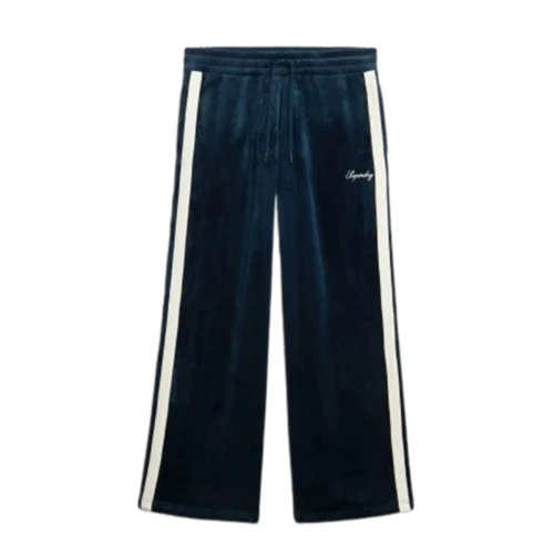 SUPERDRY W7011101A Γυναικείο Παντελόνι D3 SDCD COUNTRY CLUB VELOUR JOGGER.
