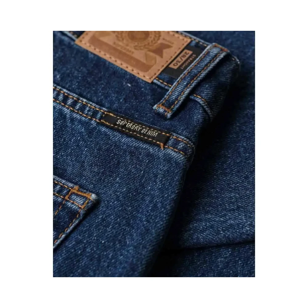 SUPERDRY W7011166A Γυναικείο Παντελόνι MID RISE STRAIGHT LEG JEAN.