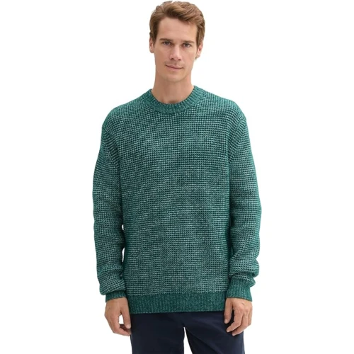 TOM TAILOR Ανδρική Πλεκτή Μπλούζα Cosy Struc Ανδρικό