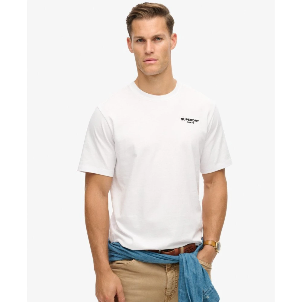SUPERDRY Ανδρικό T-Shirt Μπλούζα Μακό D1 Sdcd Luxury Sport Loo