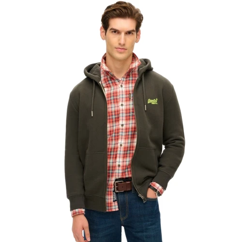SUPERDRY Ανδρική Ζακέτα Φούτερ D2 Ovin Essential