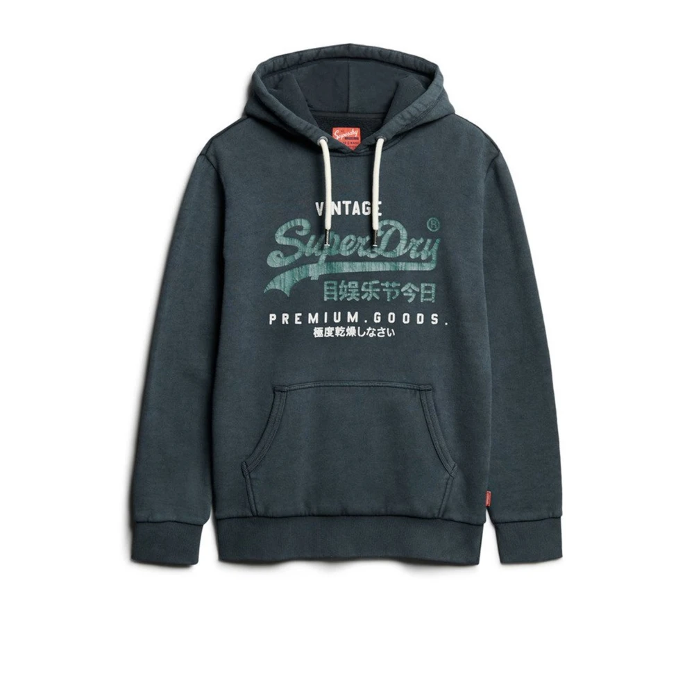 SUPERDRY Ανδρική Μπλούζα Φούτερ D2 Ovin Duo Vinta