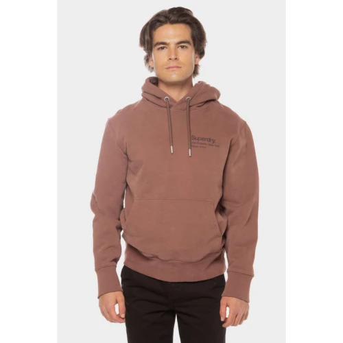 SUPERDRY Ανδρική Μπλούζα Φούτερ D1 Sdcd Core Logo