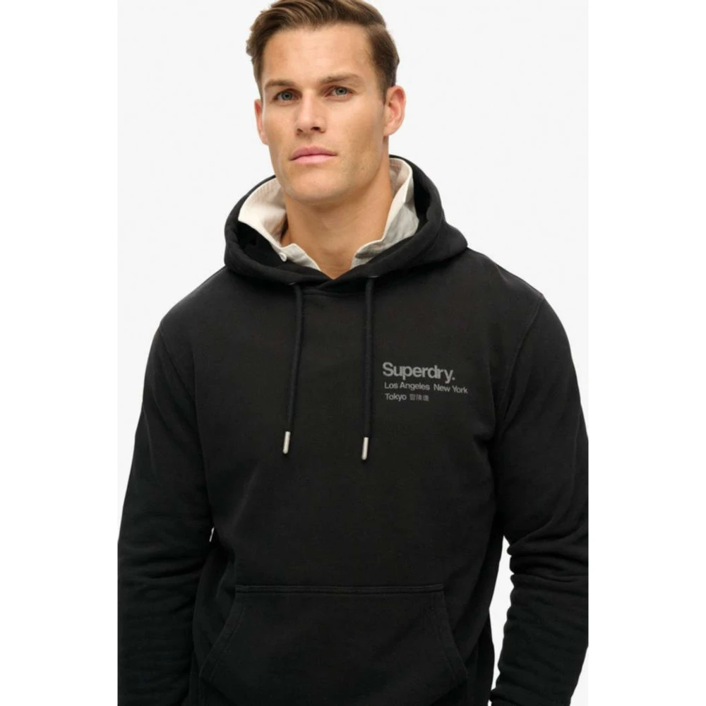 SUPERDRY Ανδρική Μπλούζα Φούτερ D1 Sdcd Core Logo