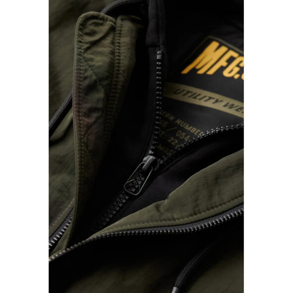 SUPERDRY Ανδρικό Μπουφάν Bomber Ovin Military Hoo