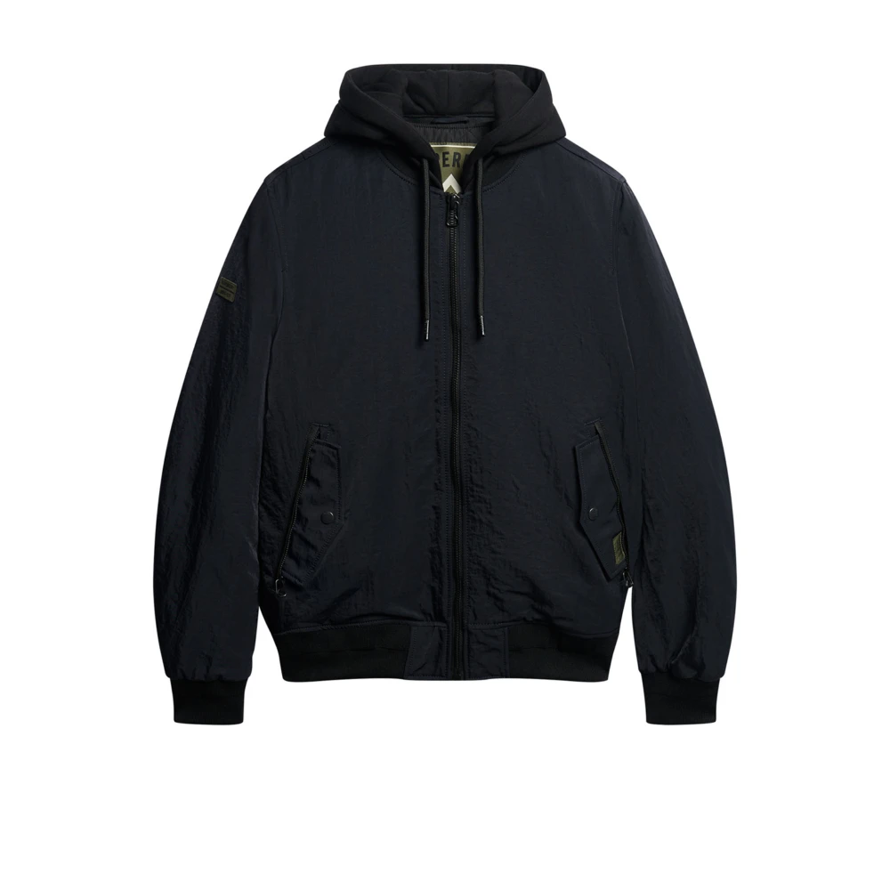 SUPERDRY Ανδρικό Μπουφάν Bomber Ovin Military Hoo