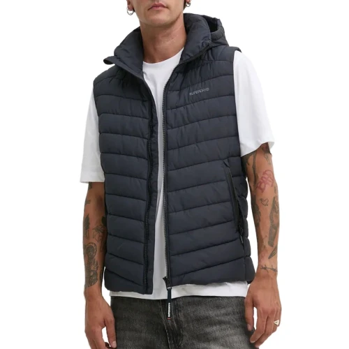 SUPERDRY Ανδρικό Αμάνικο Μπουφάν D3 Sdcd Hooded F