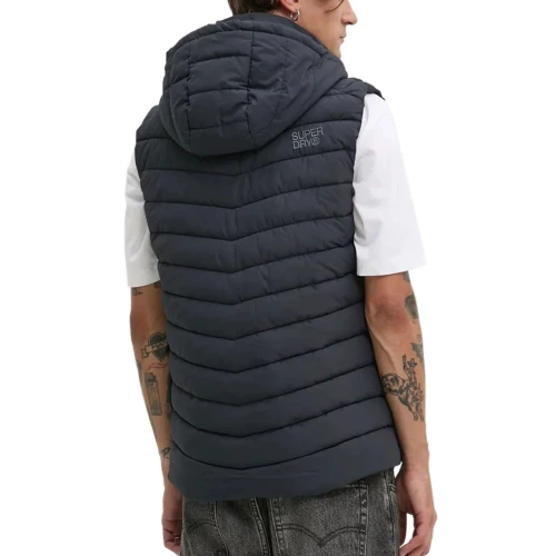 SUPERDRY Ανδρικό Αμάνικο Μπουφάν D3 Sdcd Hooded F