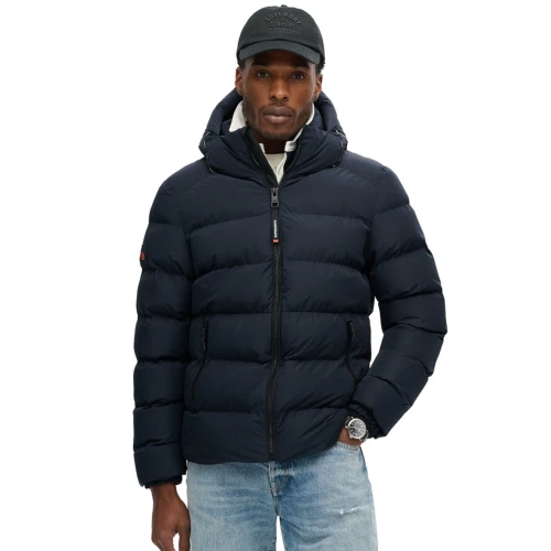 SUPERDRY Ανδρικό Μπουφάν Puffer με Κουκούλα M5011905A D1 Sdsw Hooded Sp