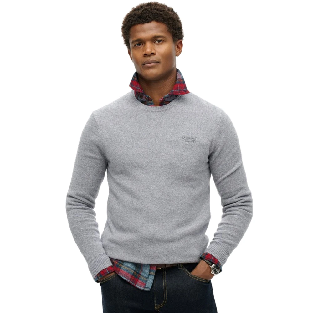 SUPERDRY Ανδρική Πλεκτή Μπλούζα Ovin Essential Sl
