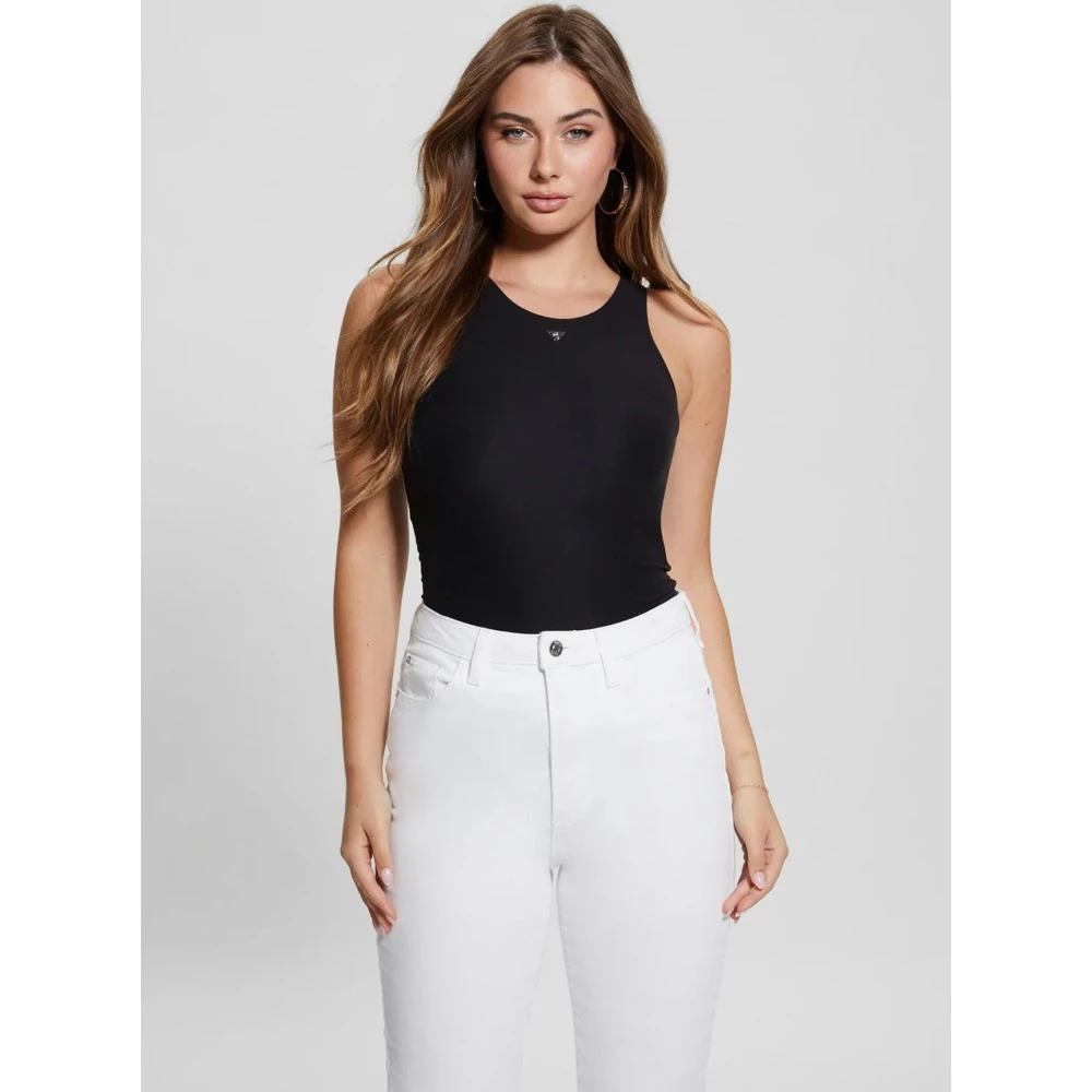 GUESS Γυναικεία Μπλούζα Sl Cn Kim Body W4YP46KCDE0