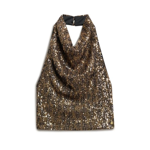 SUPERDRY Γυναικεία Μπλούζα Bout Cowl Halter Neck