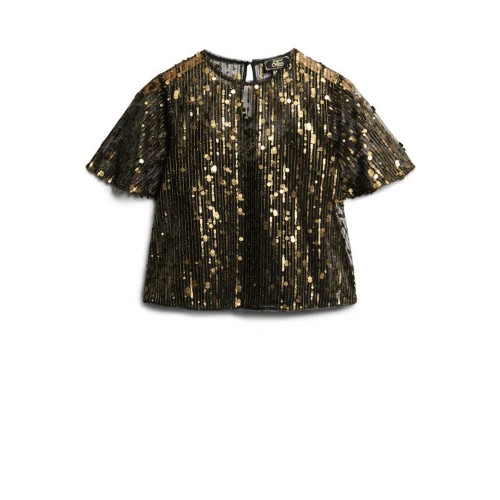 SUPERDRY Γυναικεία Μπλούζα Bout Sheer σε Στυλ Μακό