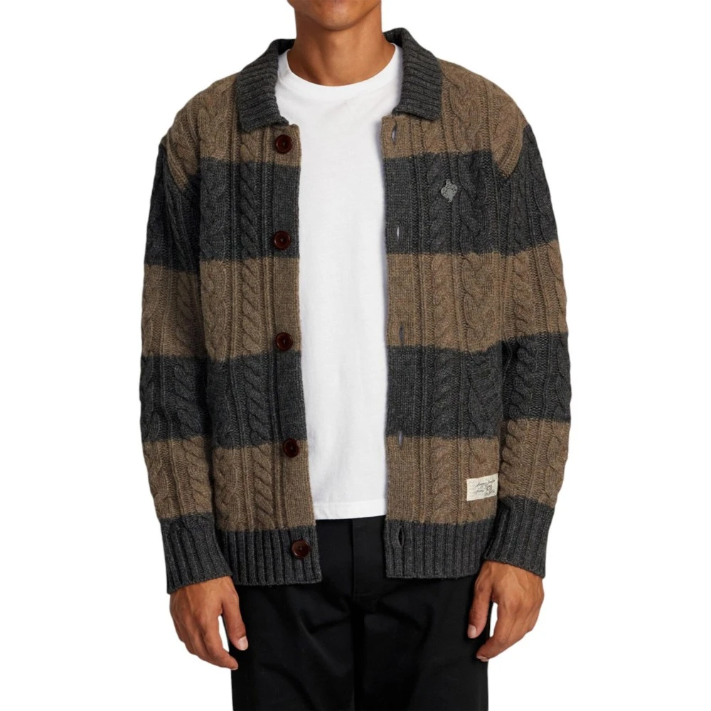 RVCA Φούτερ Chefs Kiss Cardigan Ανδρικό