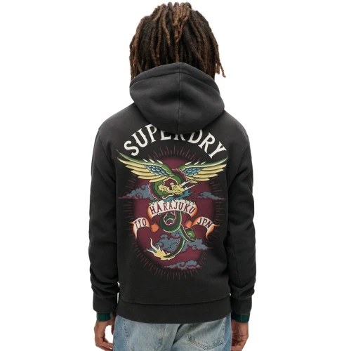SUPERDRY ΦΟΥΤΕΡ ΑΝΔΡΙΚΟ TATTOO GRAPHIC HOODIE M2013689A