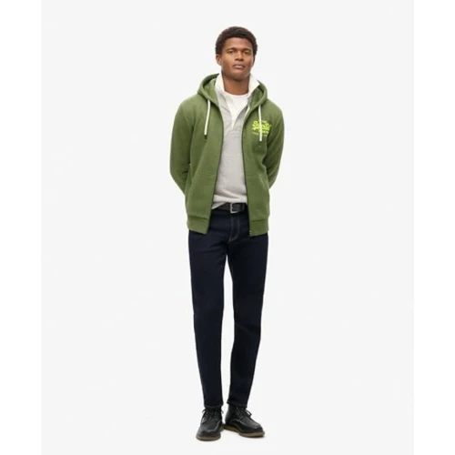 SUPERDRY Φούτερ με Κουκούλα και Γραφικά Σχέδια M2013717A D2 OVIN NEON VL GRAPHIC ZIPHOOD