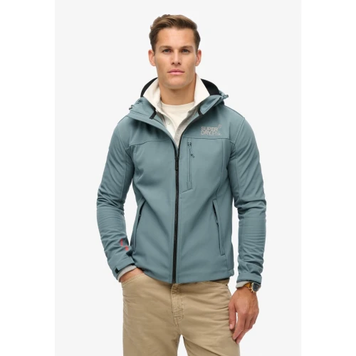 SUPERDRY Μπουφάν D2 SDCD HOODED SOFT SHELL TREKKER JKT ΜΠ