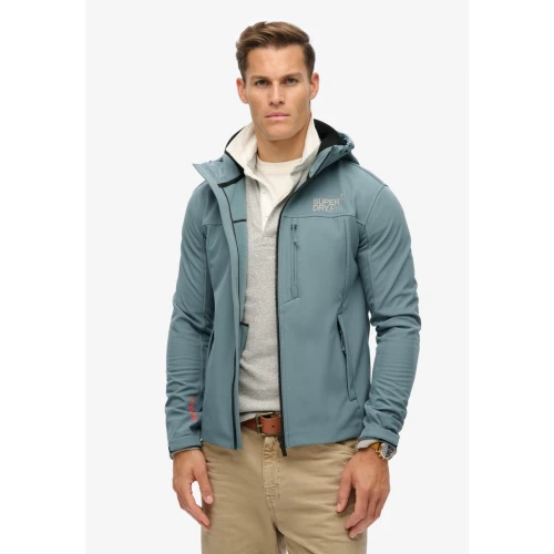 SUPERDRY Μπουφάν D2 SDCD HOODED SOFT SHELL TREKKER JKT ΜΠ