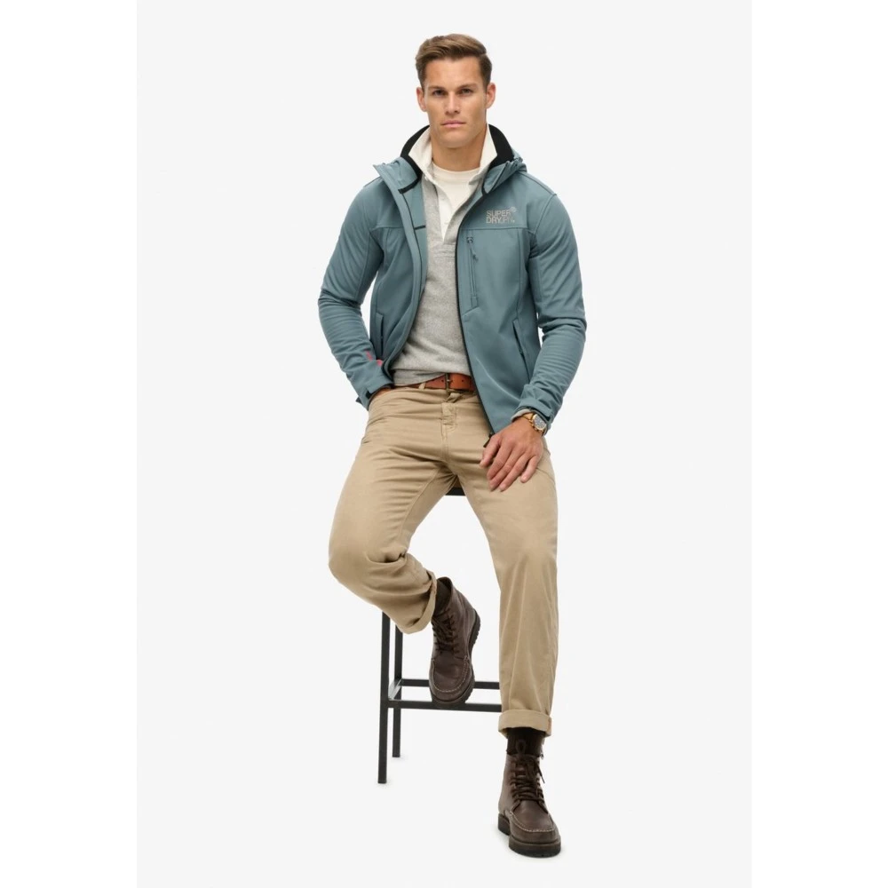 SUPERDRY Μπουφάν D2 SDCD HOODED SOFT SHELL TREKKER JKT ΜΠ