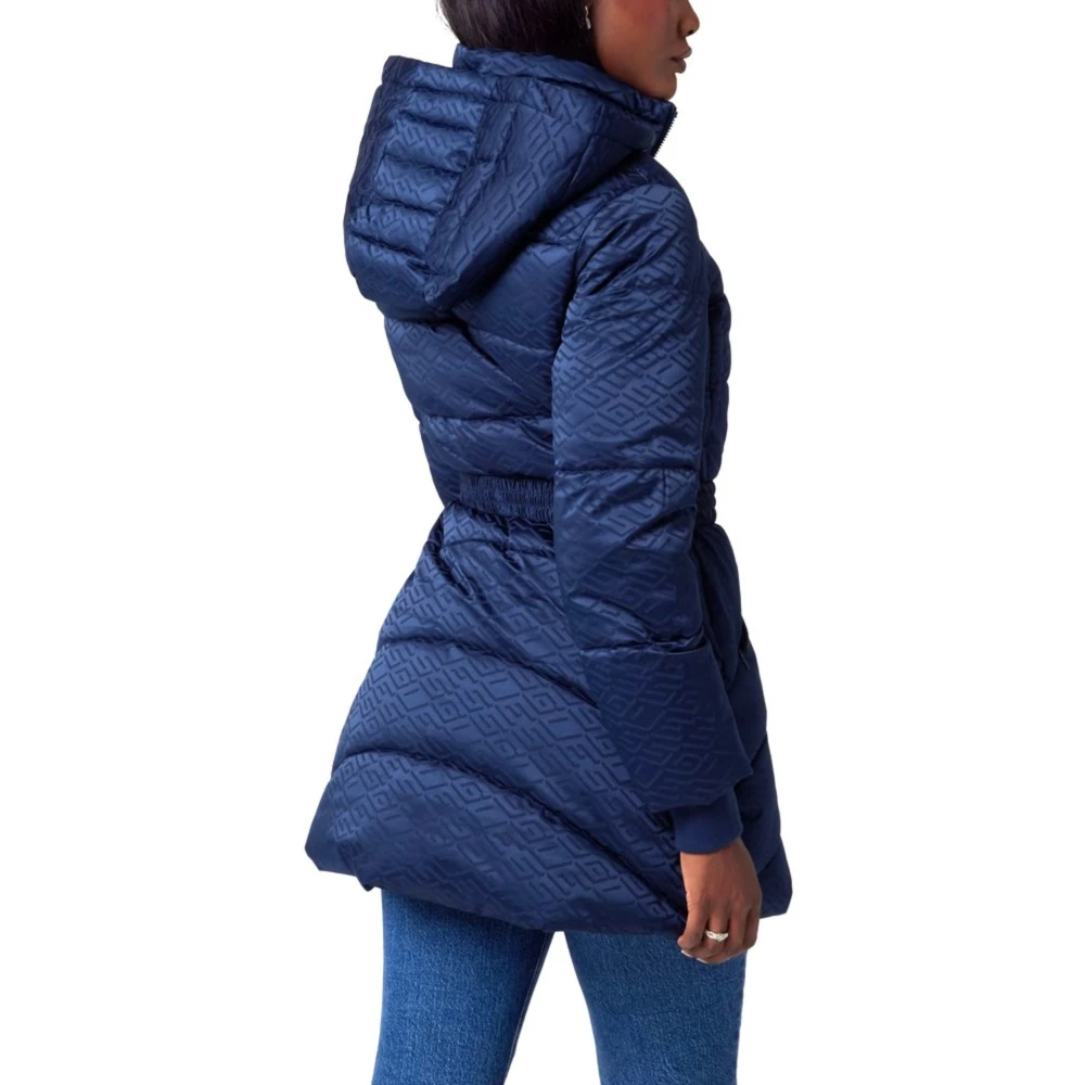 GUESS Μπουφάν Seline Logo Midi Puf Γυναικείο