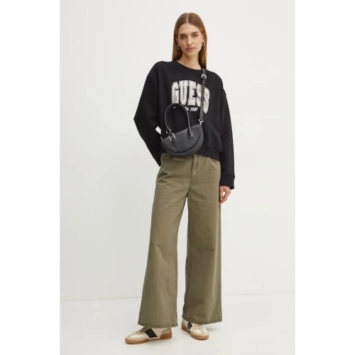 GUESS Παντελόνι Bellflower Twist Leg Γυναικείο