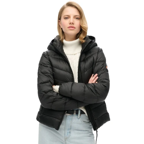 SUPERDRY Μπουφάν Κουκούλα Fuji W5011724A D2 SDCD Padded Jacket Μπορντό