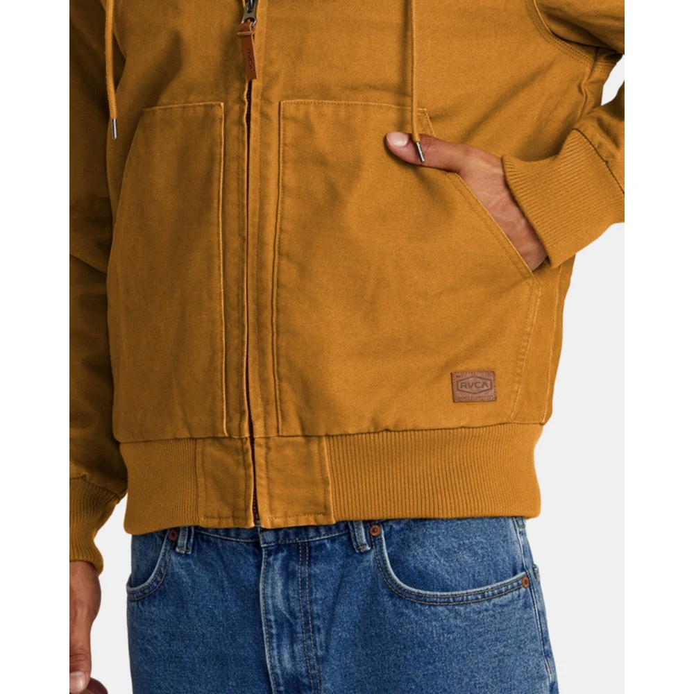 RVCA Μπουφάν Chainmail με Κουκούλα Ανδρικό