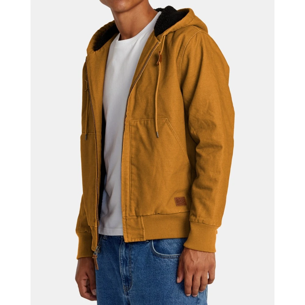 RVCA Μπουφάν Chainmail με Κουκούλα Ανδρικό