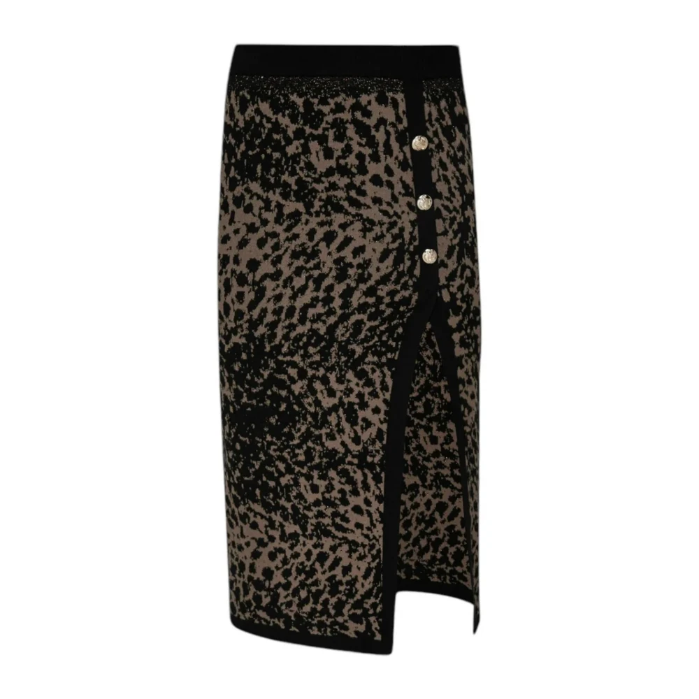 LIU JO Φούστα Πλεκτή Μαύρη Γυναικείο