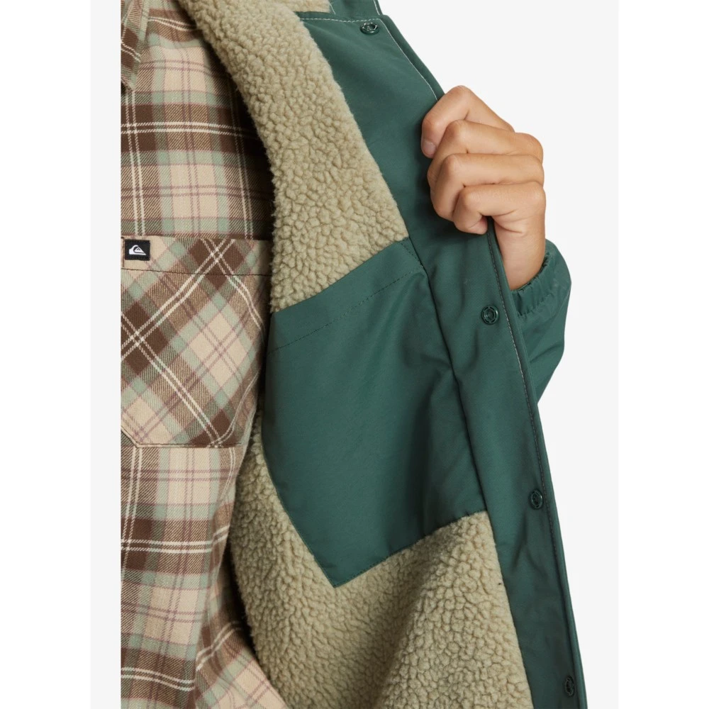 QUIKSILVER Μπουφάν Rain Cloud Ζεστό με Κουκούλα Ανδρικό