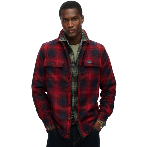 SUPERDRY OVIN WOOL MILLER ΠΟΥΚΑΜΙΣΟ OVERSHIRT