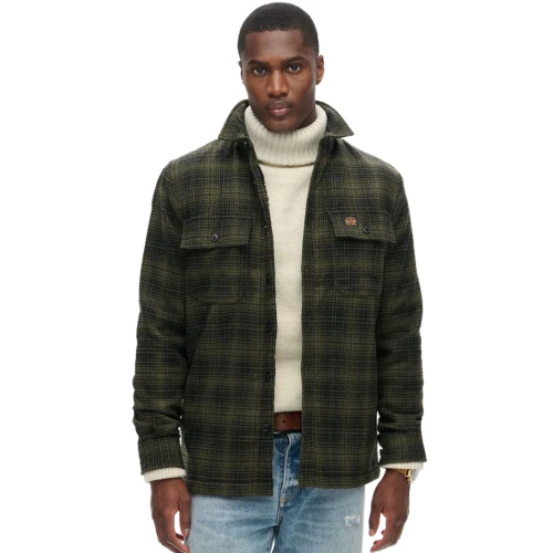 SUPERDRY OVIN WOOL MILLER ΠΟΥΚΑΜΙΣΟ OVERSHIRT
