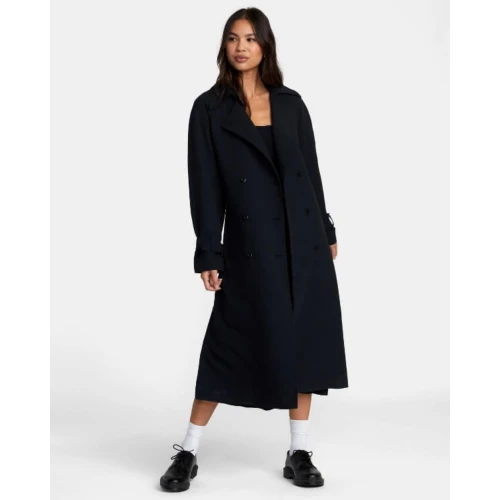 RVCA Μπουφάν Invisible Man Trench Coat Γυναικείο