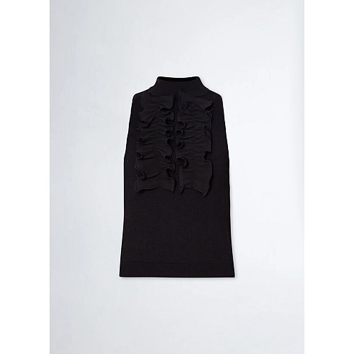 LIU JO Top Πλεκτό Μαύρο Γυναικείο