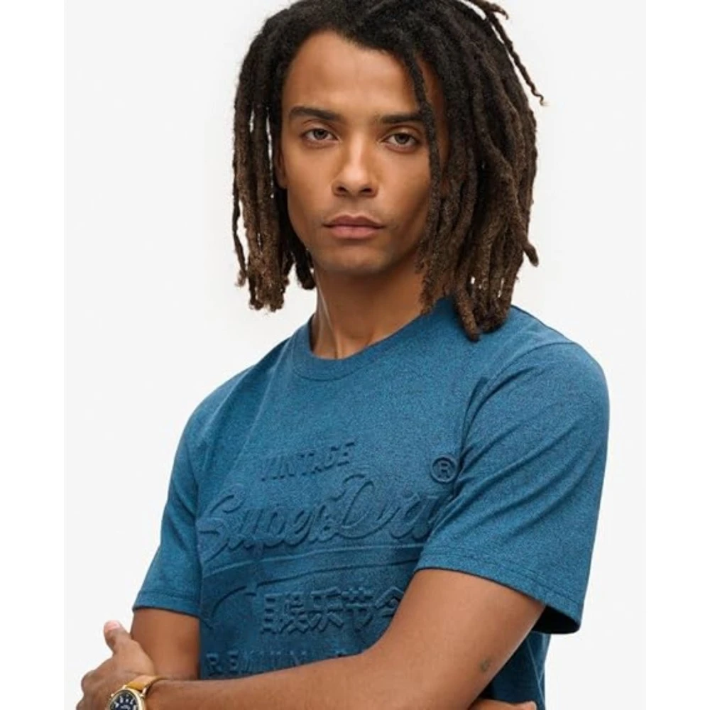 SUPERDRY Ανάγλυφο Γραφικό T-shirt M1012003A D2 OVIN
