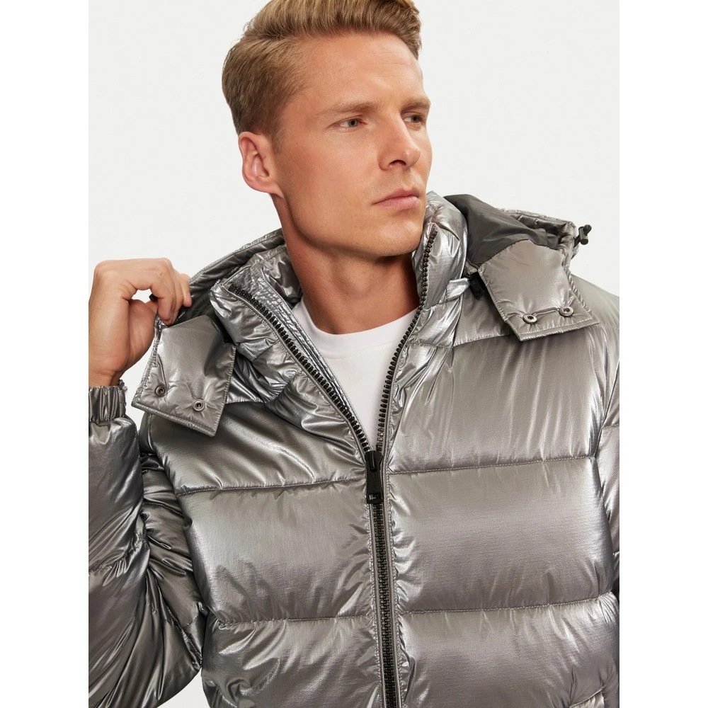 GUESS Μπουφάν Metallized Puffa Ανδρικό