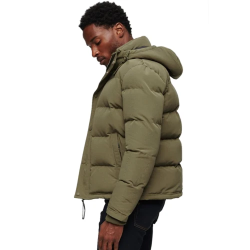 SUPERDRY Μπουφάν Everest Short Hooded Puffer με Κουκούλα