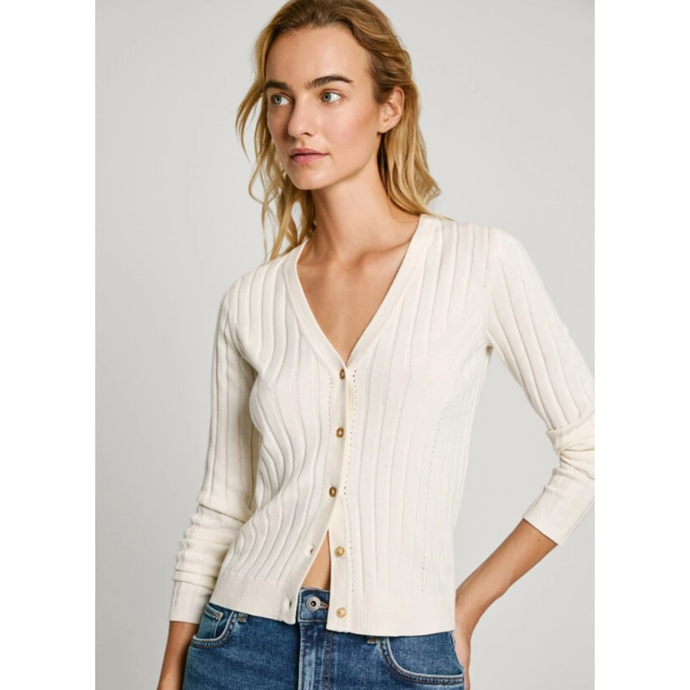 PEPE JEANS Πλεκτό Ζακέτα Drop 2 Izabel Γυναικείο