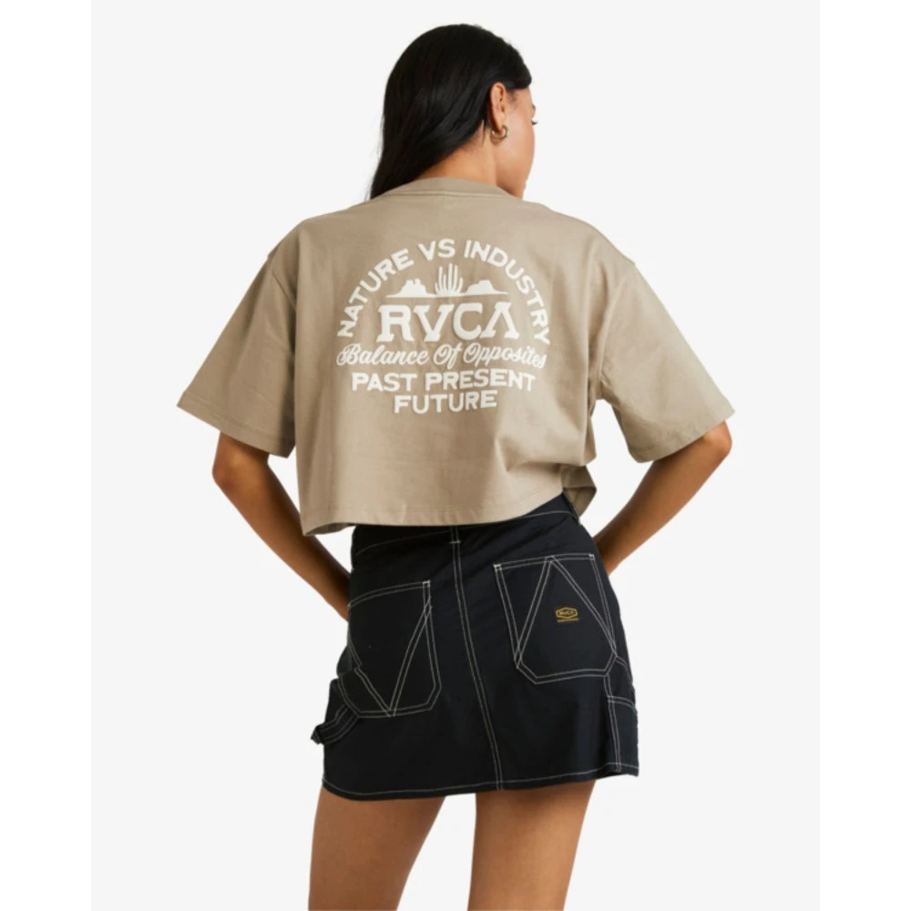RVCA Μπλούζα UVJZT00257 Deserted Half Tee Γυναικείο