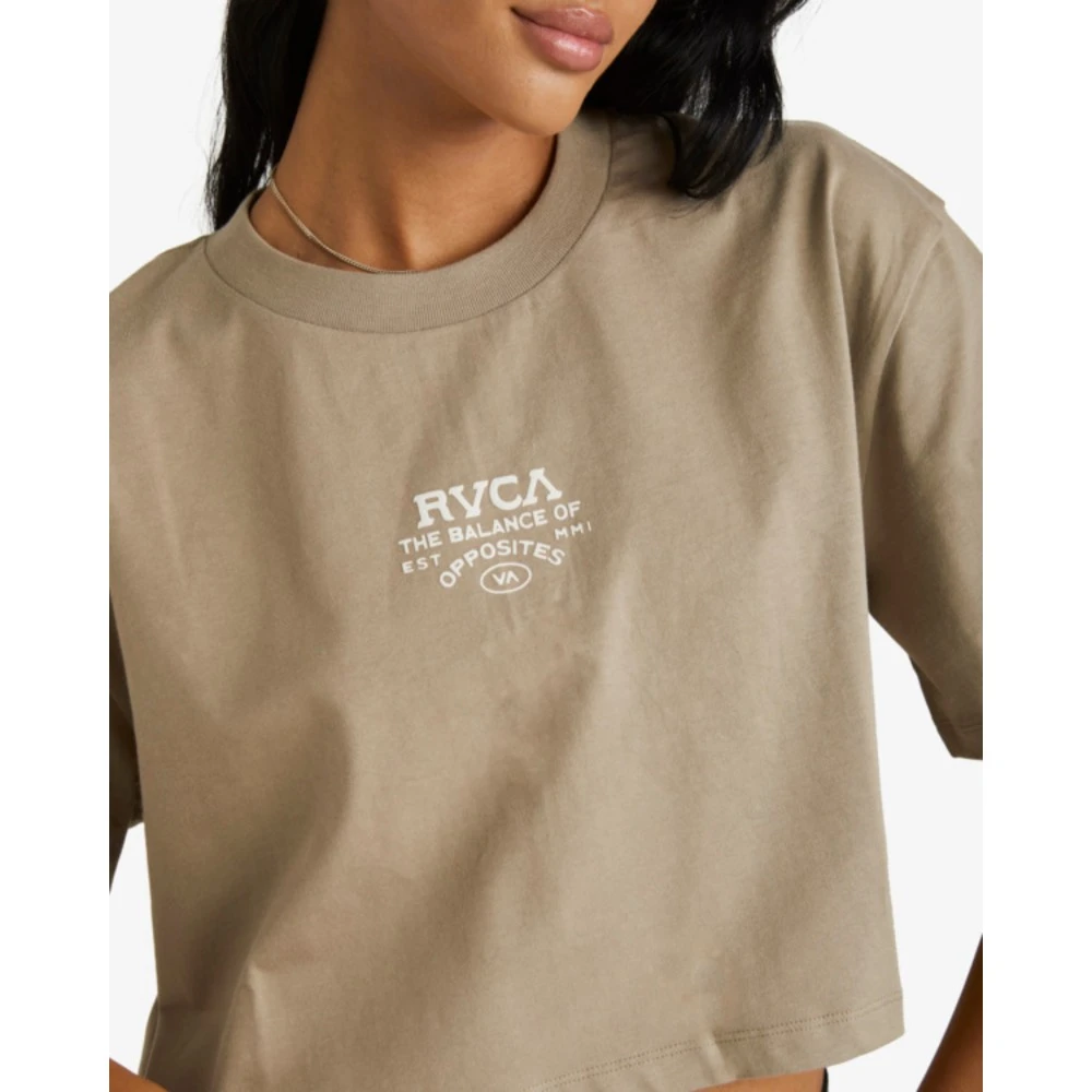 RVCA Μπλούζα UVJZT00257 Deserted Half Tee Γυναικείο