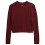 SUPERDRY Πλεκτό Μπλουζάκι Crew Neck W6110565A D2 OVIN Fitted Cable Jumper