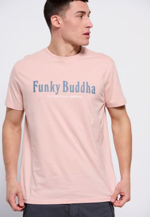 FBM007-021-04 T-shirt με branded τύπωμα Funky Buddha
