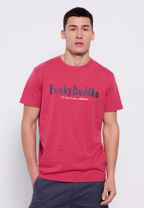 FBM007-021-04 T-shirt με branded τύπωμα Funky Buddha