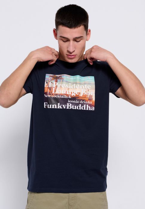 FBM007-067-04 T-shirt με φωτογραφικό τύπωμα Funky Buddha