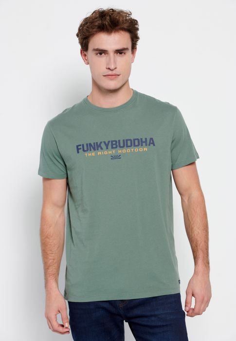 FBM007-324-04 T-shirt με Funky Buddha τύπωμα Funky Buddha